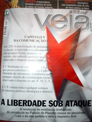 Policia Militar do Tocantins tenta impedir circulação da Veja – Policia Federal é acionada para garantir a circulação da revista capa veja